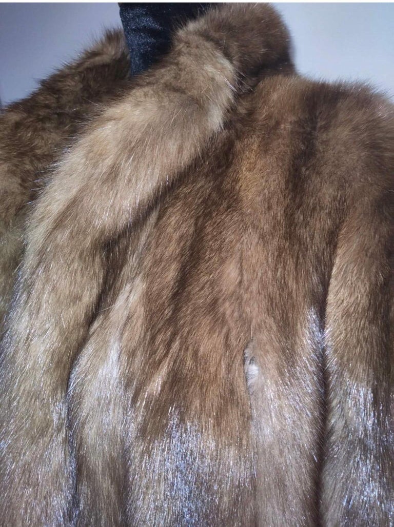 ~Unused Maximilian Russian sable fur coat silver tip 12400$ ~no duties