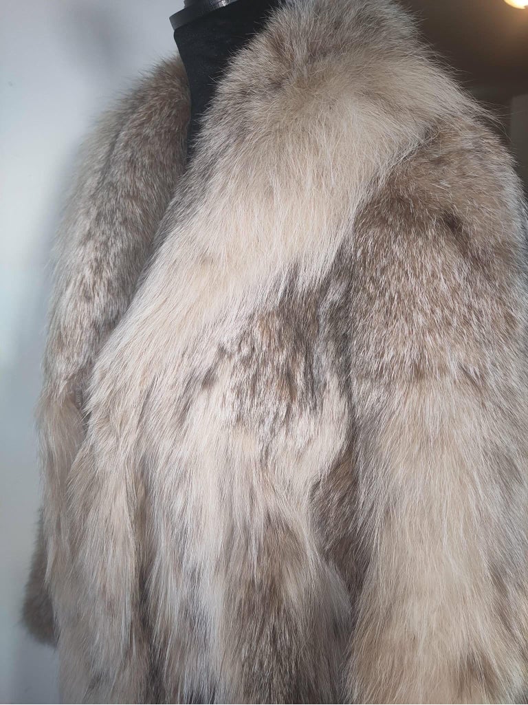 Mint Revillon Lynx fur coat 6/S ~no duties