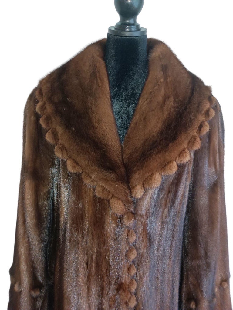 Brand new Demi buff fur coat size 14/L ~no duties