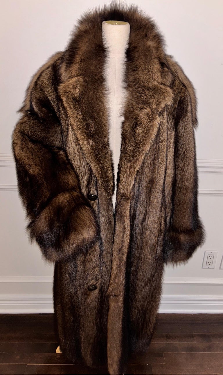 Brand new sable fisher fur coat men’s 54/L ~no duties