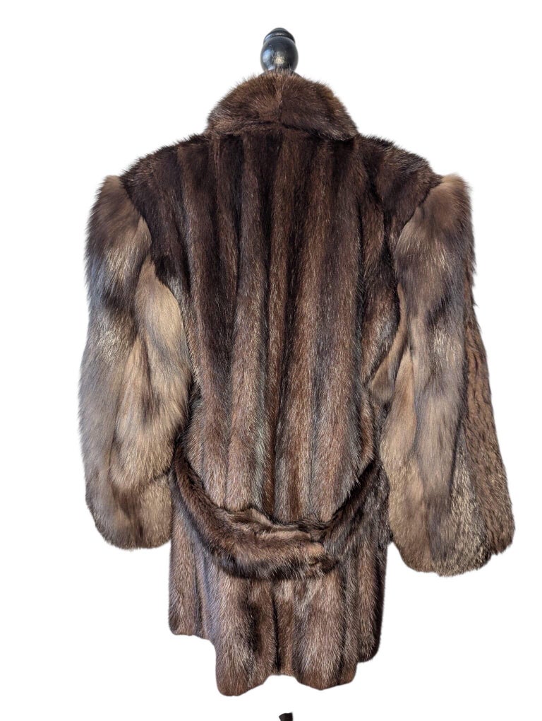 819 unisex mink fur jacket men’s 38/ S or 12/L women