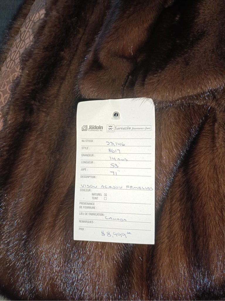 Brand new Demi buff fur coat size 14/L ~no duties