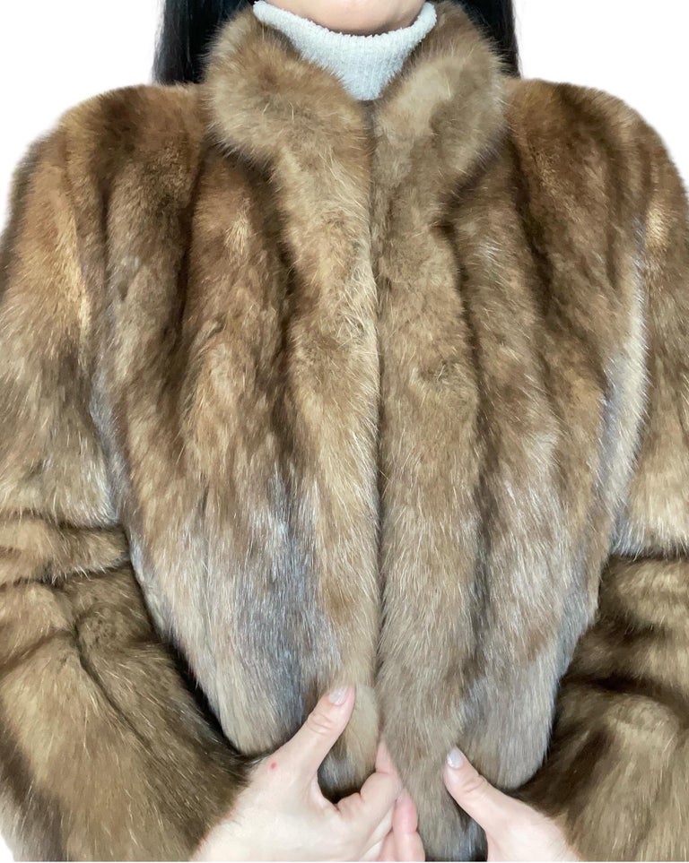 ~Unused Maximilian Russian sable fur coat silver tip 12400$ ~no duties