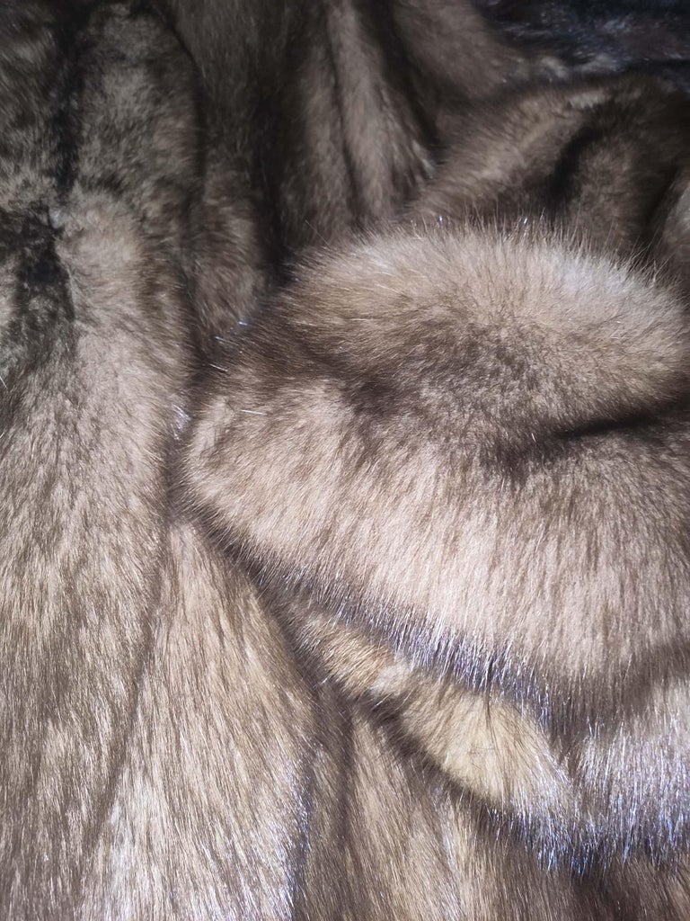 Emperial tortora Russian Sable fur coat size 24 185000$ Dior Label ~no duties
