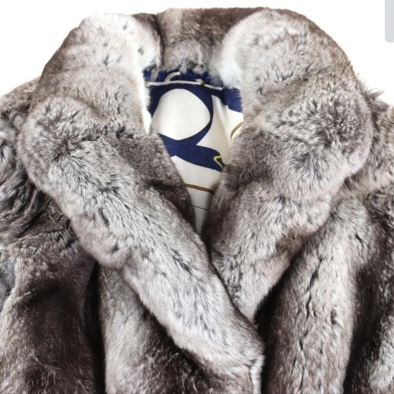 Hermès Chinchilla Fur Coat (size 8) ~no duties