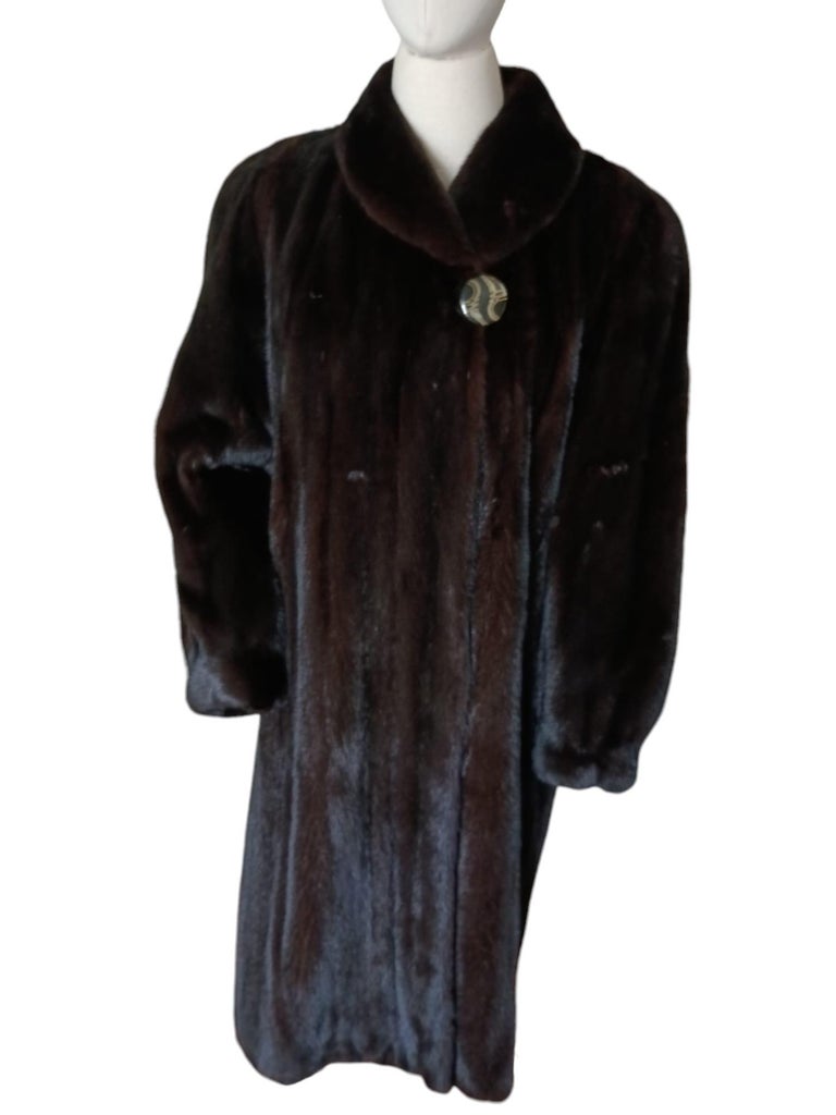 Galliano Demi Buff Mink Fur Coat (Size 16 XL) ~no duties