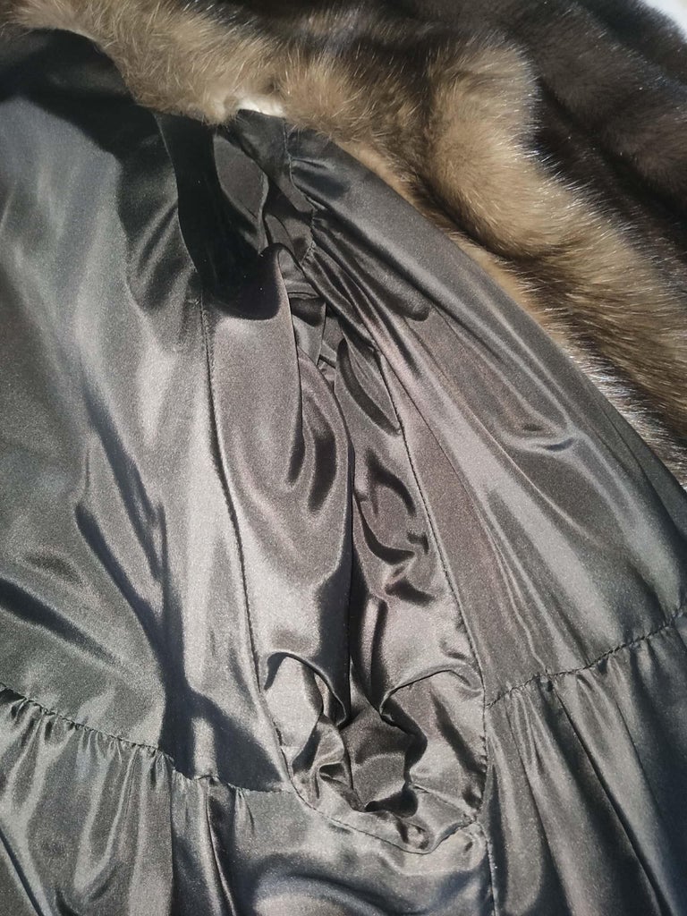 Emperial tortora Russian Sable fur coat size 24 185000$ Dior Label ~no duties