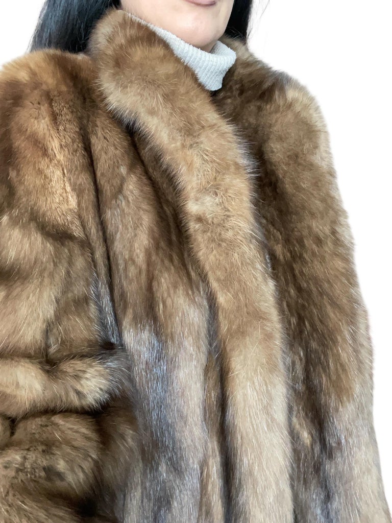 ~Unused Maximilian Russian sable fur coat silver tip 12400$ ~no duties