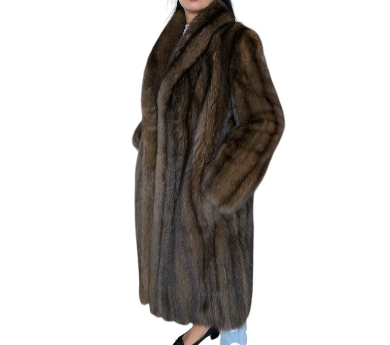 Emperial dark Russian Sable fur coat size 10 givenchy ~no duties