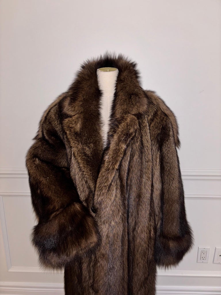 Brand new sable fisher fur coat men’s 54/L ~no duties