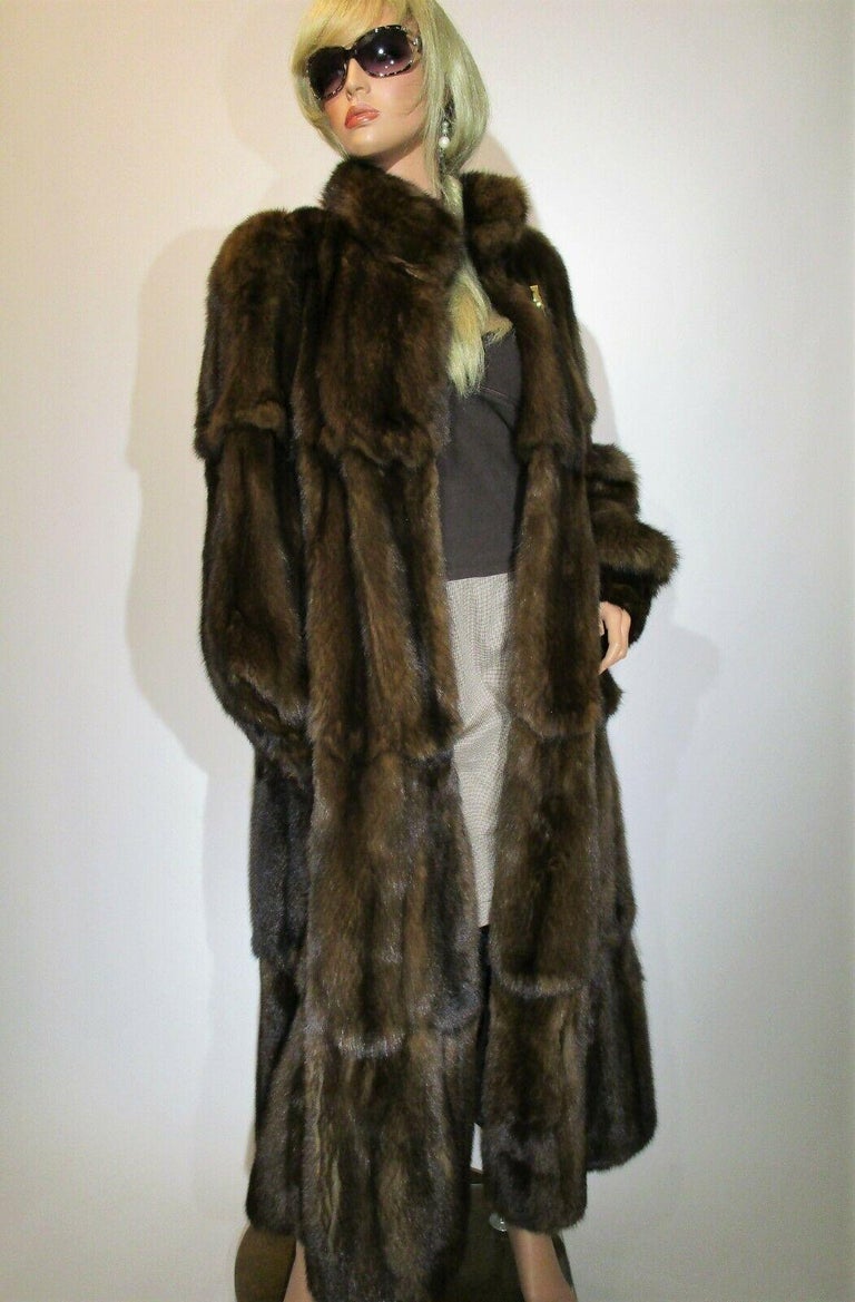 Sable fur coat full length (Size L) ~no duties