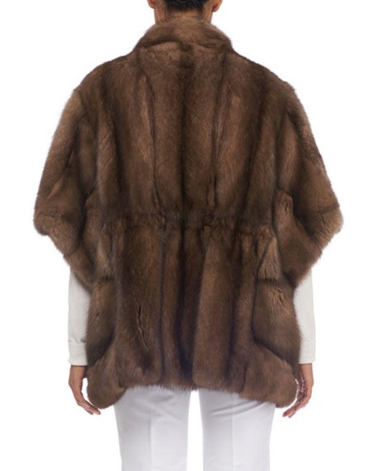 Brand new Oversized Sable Batwing Stroller Coat size XS S M L