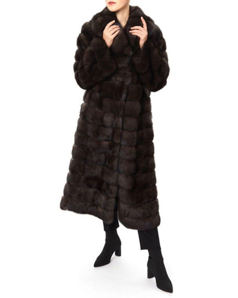Brand new Horizontal Sable Coat size L ~no duties