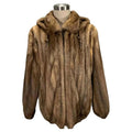 Brand new Big Tall  Men's Russian sable fur coat bomber jacket size 2 XL