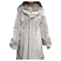 Brand New Sapphire sheared Mink Fur Coat reversible size 10 (M)