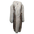 Brand new lynx fur coat size with hood 14 L ~no duties