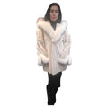Sheared Beaver Fur Coat with Fur Trim (Size 12-M) ~no duties