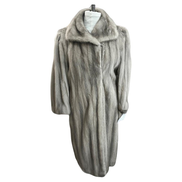 Sapphire Mink Fur Coat size 12 M ~no duties