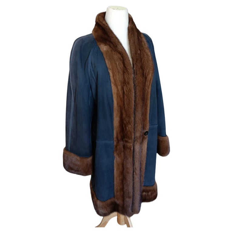 Brand New Mink Fur Coat reversible size 10 (M) ~no duties