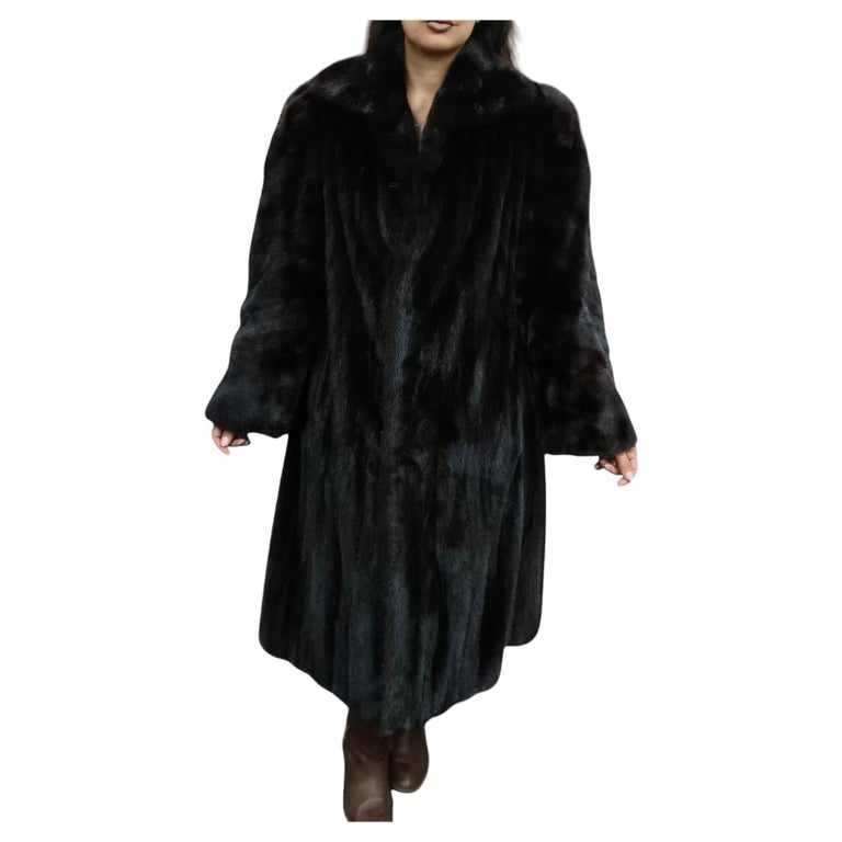 Louis Feraud Mink Fur Coat size 12-14 ~no duties