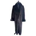 Unused dark brown mink fur coat size 12 L ~no duties