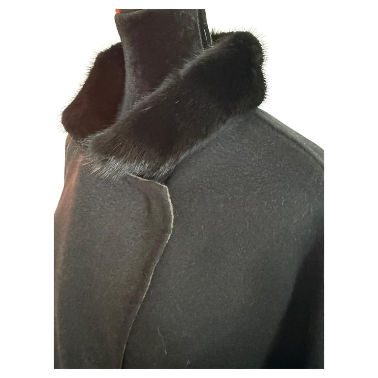 Brand new Loro Piana cashmere fur coat size 8 M ~no duties