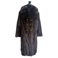 Christian Dior ranch mink fur notch collar fur coat size 10 M ~no duties
