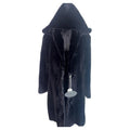 Nina Ricci Black sheared beaver fur coat size 12/M ~no duties