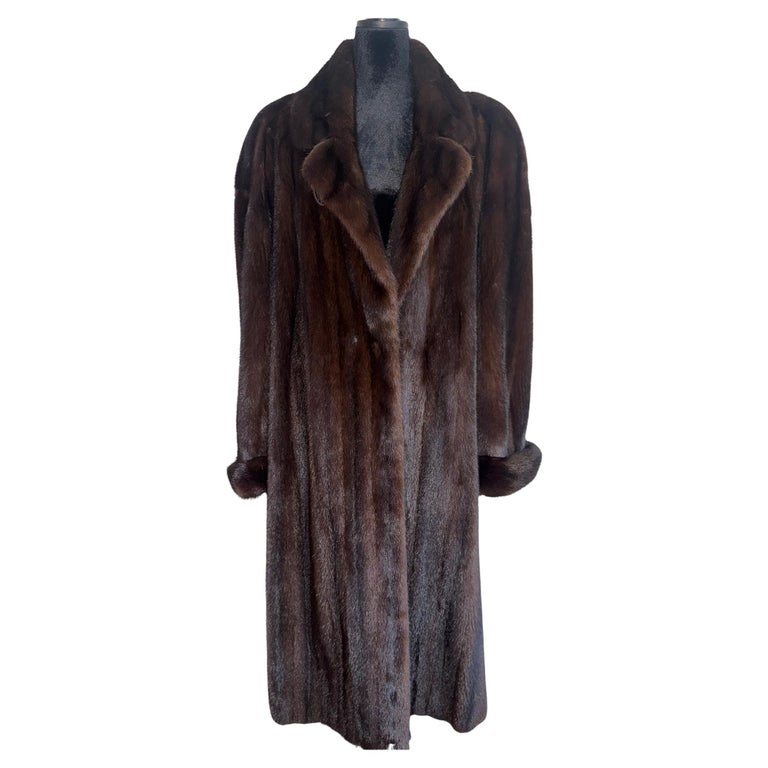 Brand New Christian Dior demi buff mink fur coat size 12 L ~no duties