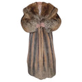 Brand new American gray fox fur coat size 14-18 L ~not duties